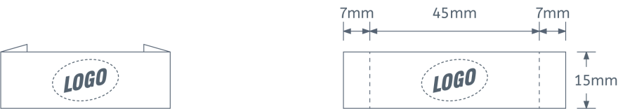 Premium logo labels 15mm