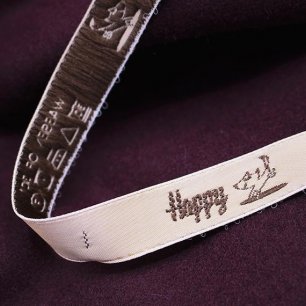 Clothing label with your own custom logo 15mm