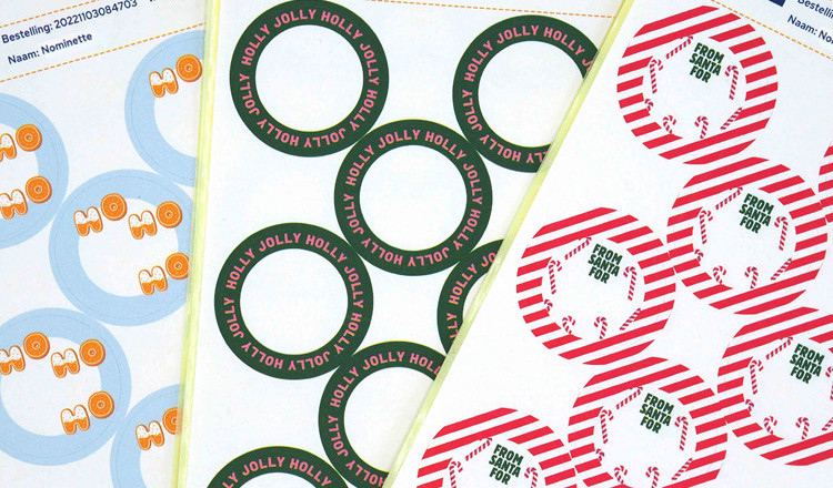 Kerststickers Kerststickers