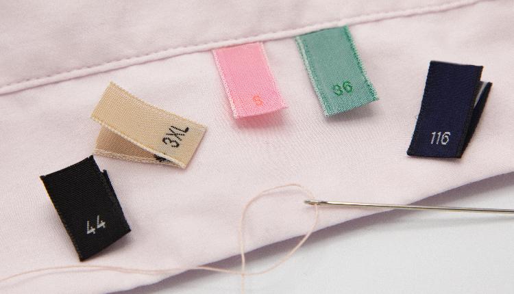 Størrelses&shy;etiketter