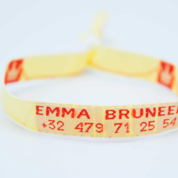 ID-bånd til barn med plastlås